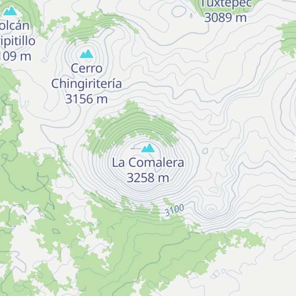 Map of La Comalera