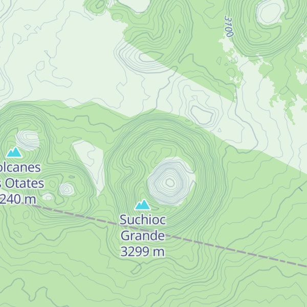 Map of Volcán Suchiooc Grande