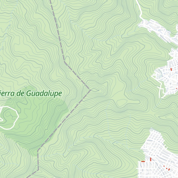 Map of C. del Tlalayote
