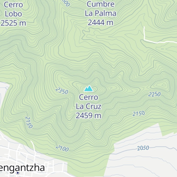Map of Cerro La Cruz