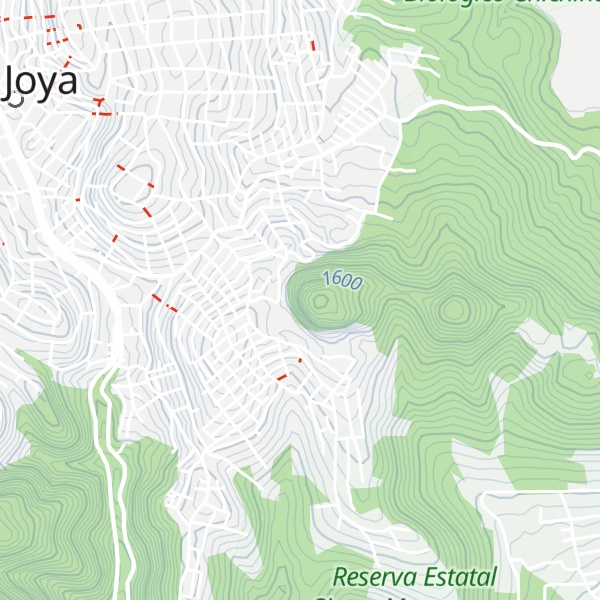 Map of Las Tetillas