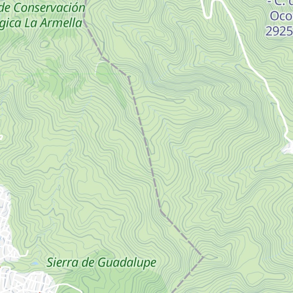 Map of C. de la Palmita - Peñas Coloradas