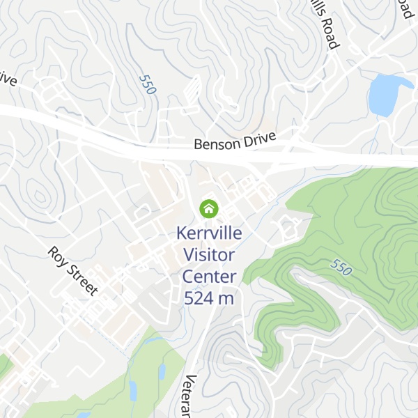 Map of Kerrville Visitor Center