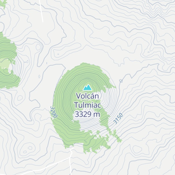 Map of Volcán Tulmiac