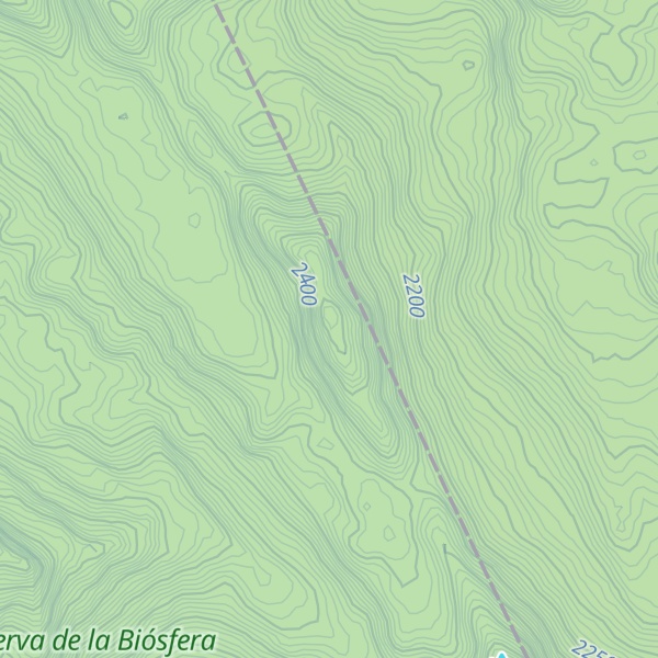 Map of Cerro de La Cañada