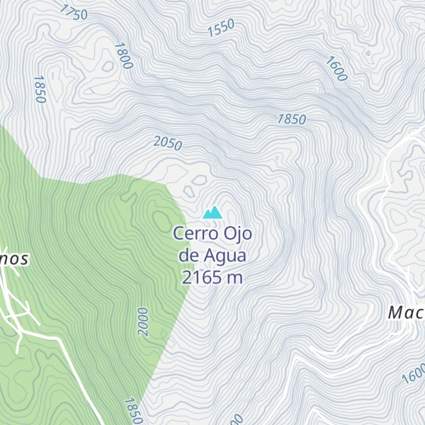 Map of Cerro Ojo de Agua