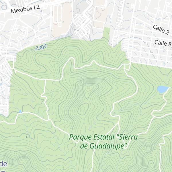 Map of Xolotl - C. María Auxiliadora