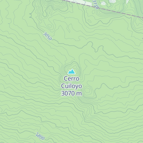 Map of Cerro Cuiloyo