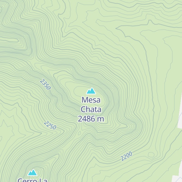 Map of Mesa Chata