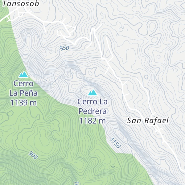 Map of Cerro La Pedrera