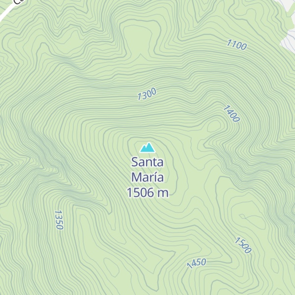Map of Santa María