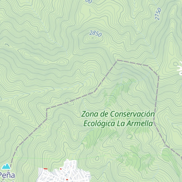 Map of Peña Gorda