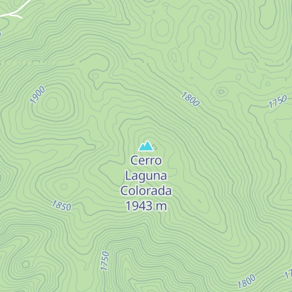 Map of Cerro Laguna Colorada