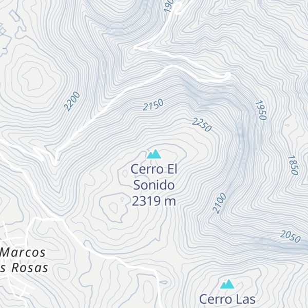 Map of Cerro El Sonido