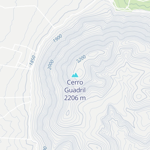 Map of Cerro Guadril