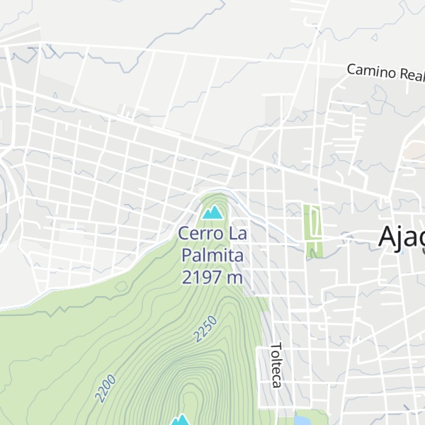 Map of Cerro La Palmita