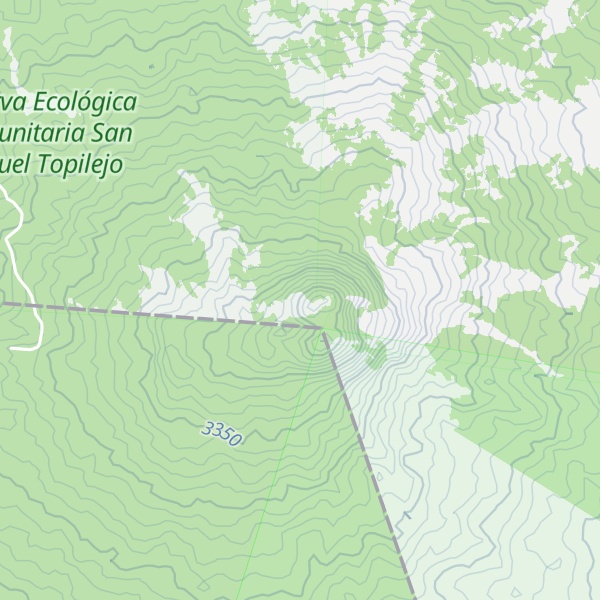 Map of Volcán Chichinautzin
