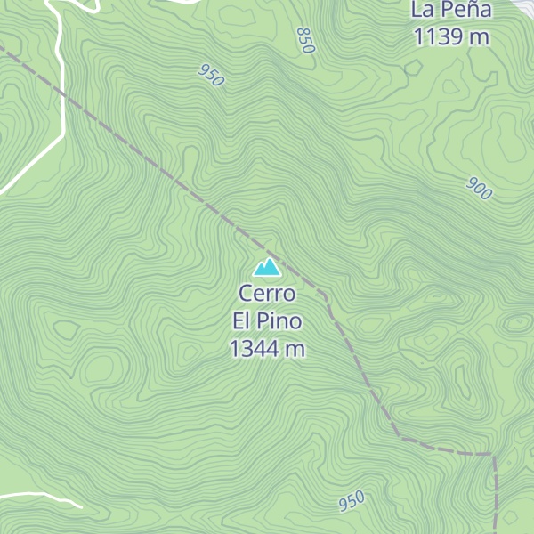 Map of Cerro El Pino