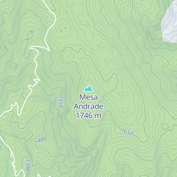 Map of Mesa Andrade