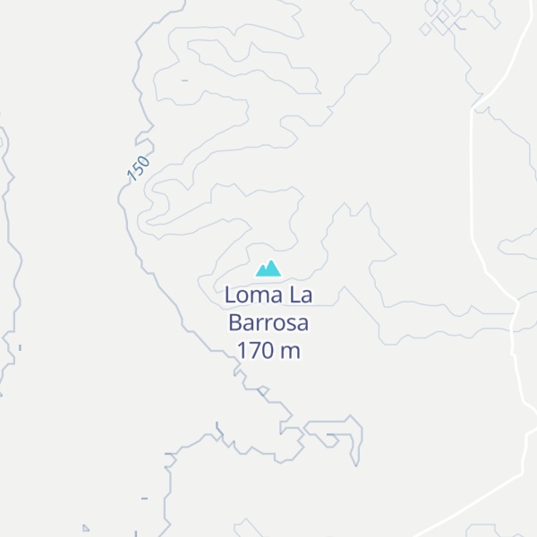 Map of Loma La Barrosa