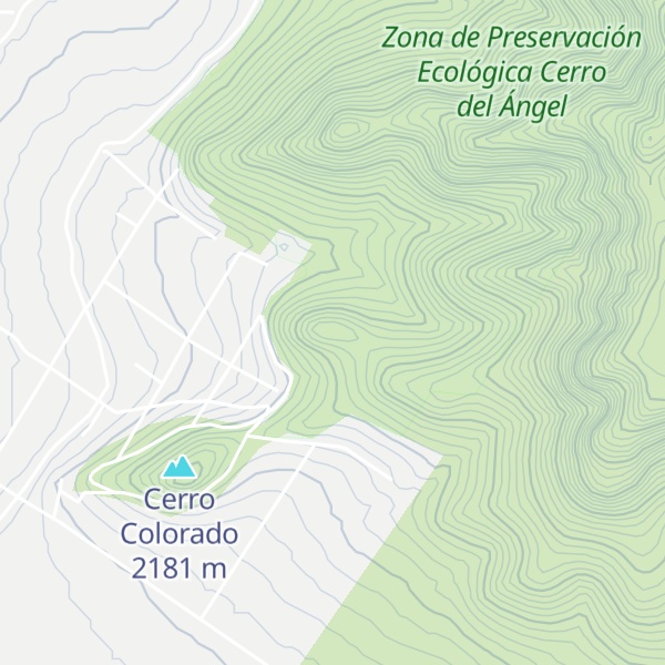 Map of Cerro Dos Peñas