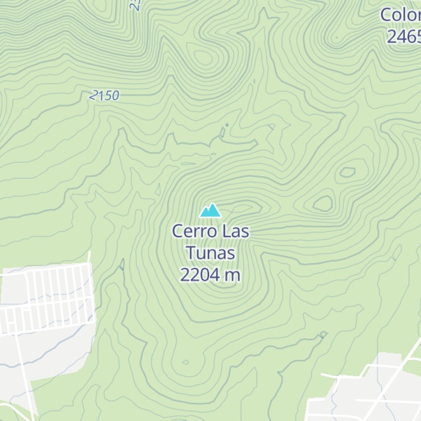 Map of Cerro Las Tunas