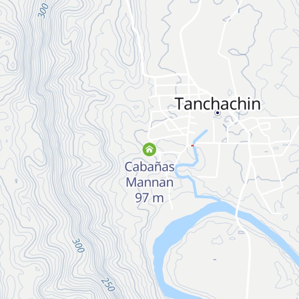 Map of Cabañas Mannan