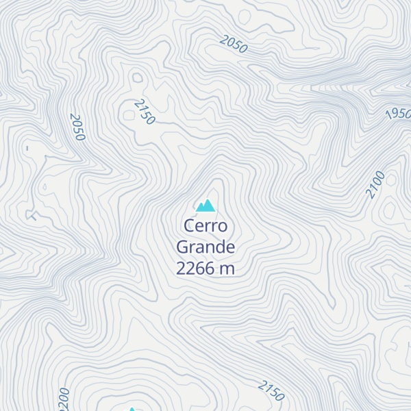 Map of Cerro Grande