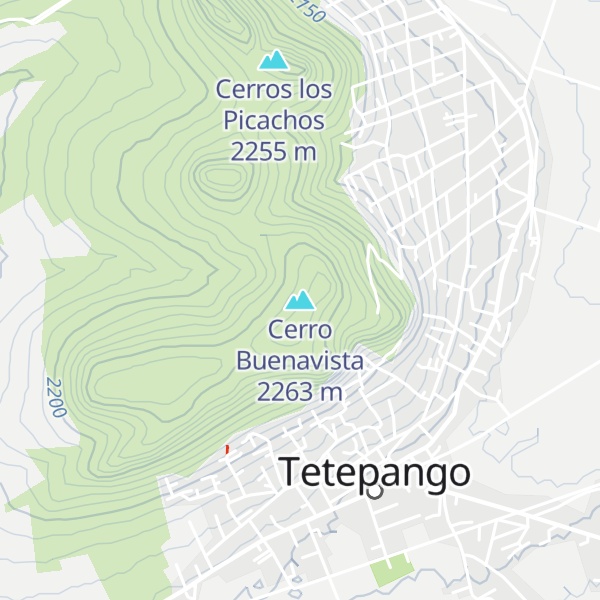 Map of Cerro Buenavista