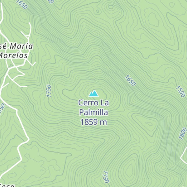 Map of Cerro La Palmilla