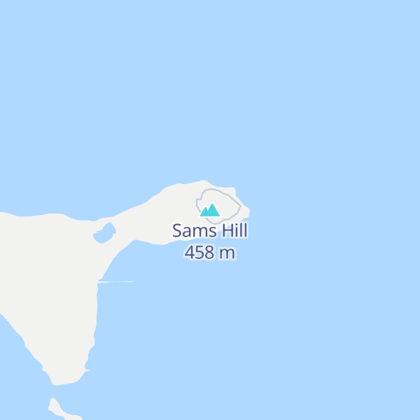 Map of Sams Hill
