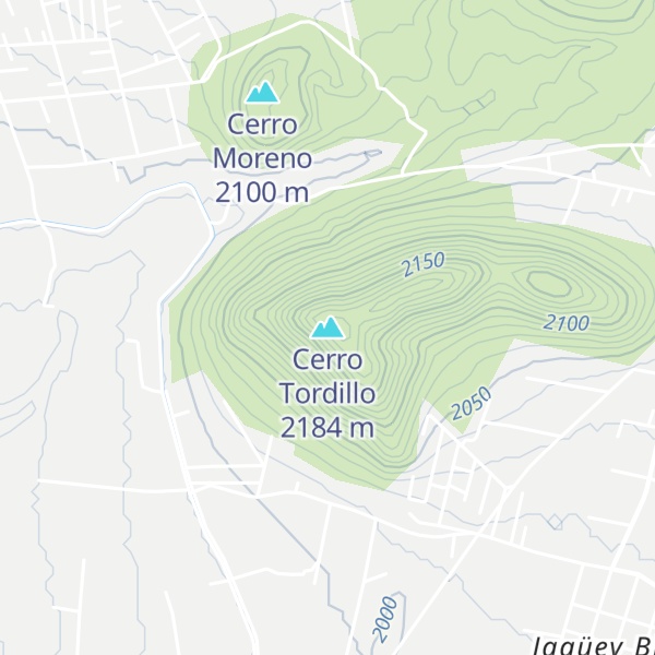 Map of Cerro Tordillo
