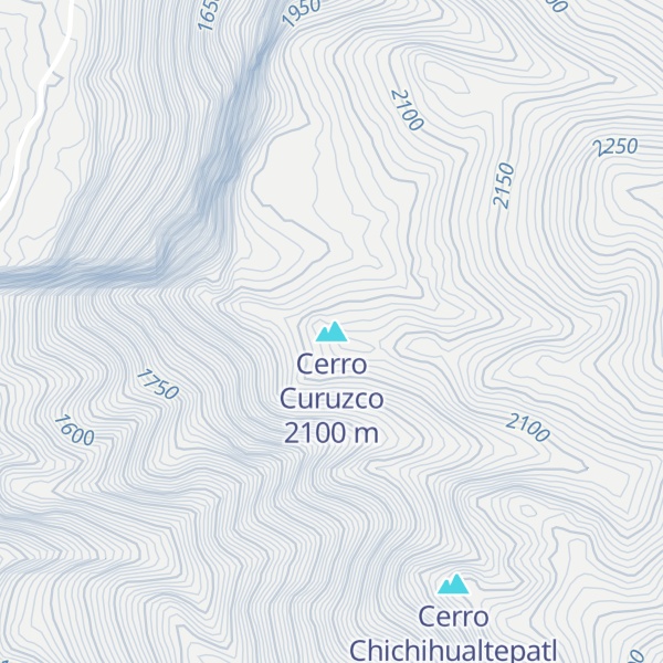 Map of Cerro Curuzco