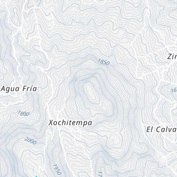 Map of Cerro Tezquitzin