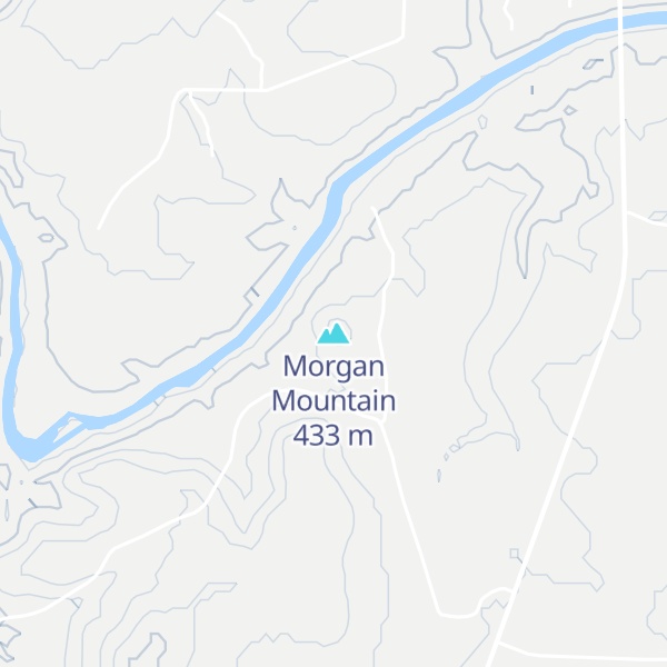 Map of Morgan Mountain