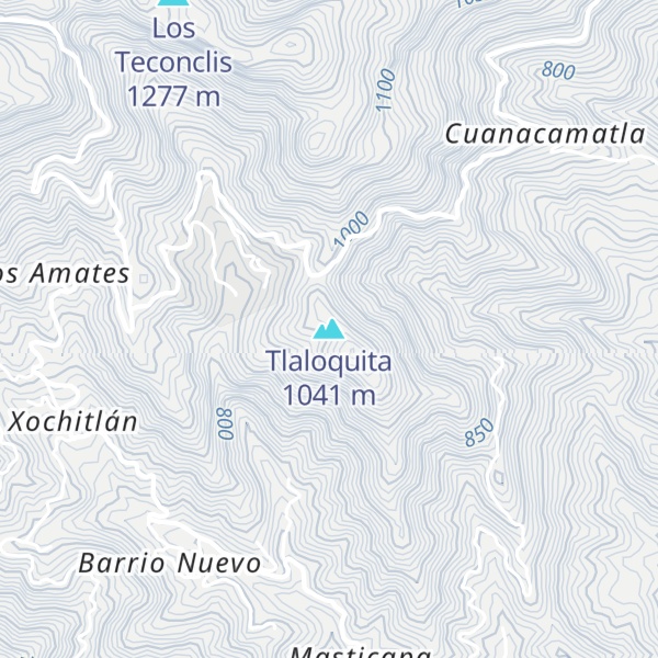 Map of Tlaloquita