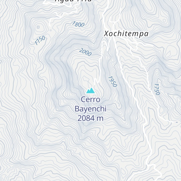 Map of Cerro Bayenchi