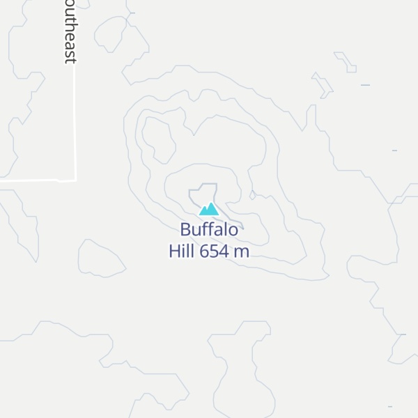 Map of Buffalo Hill