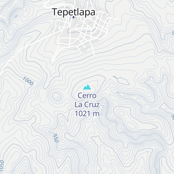Map of Cerro La Cruz