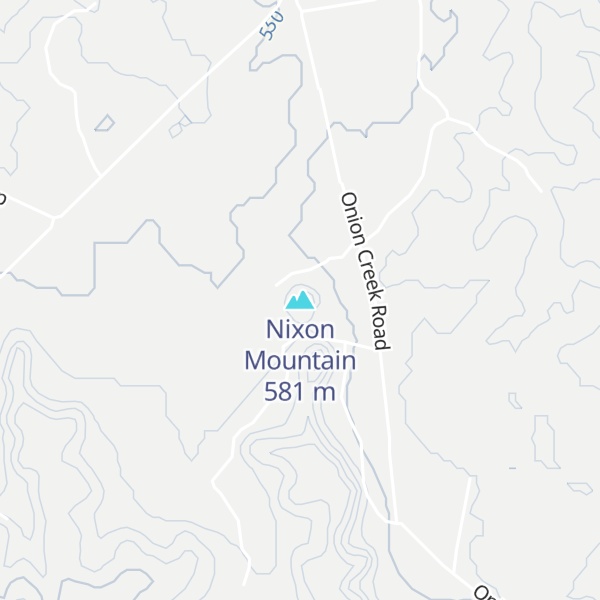 Map of Nixon Mountain