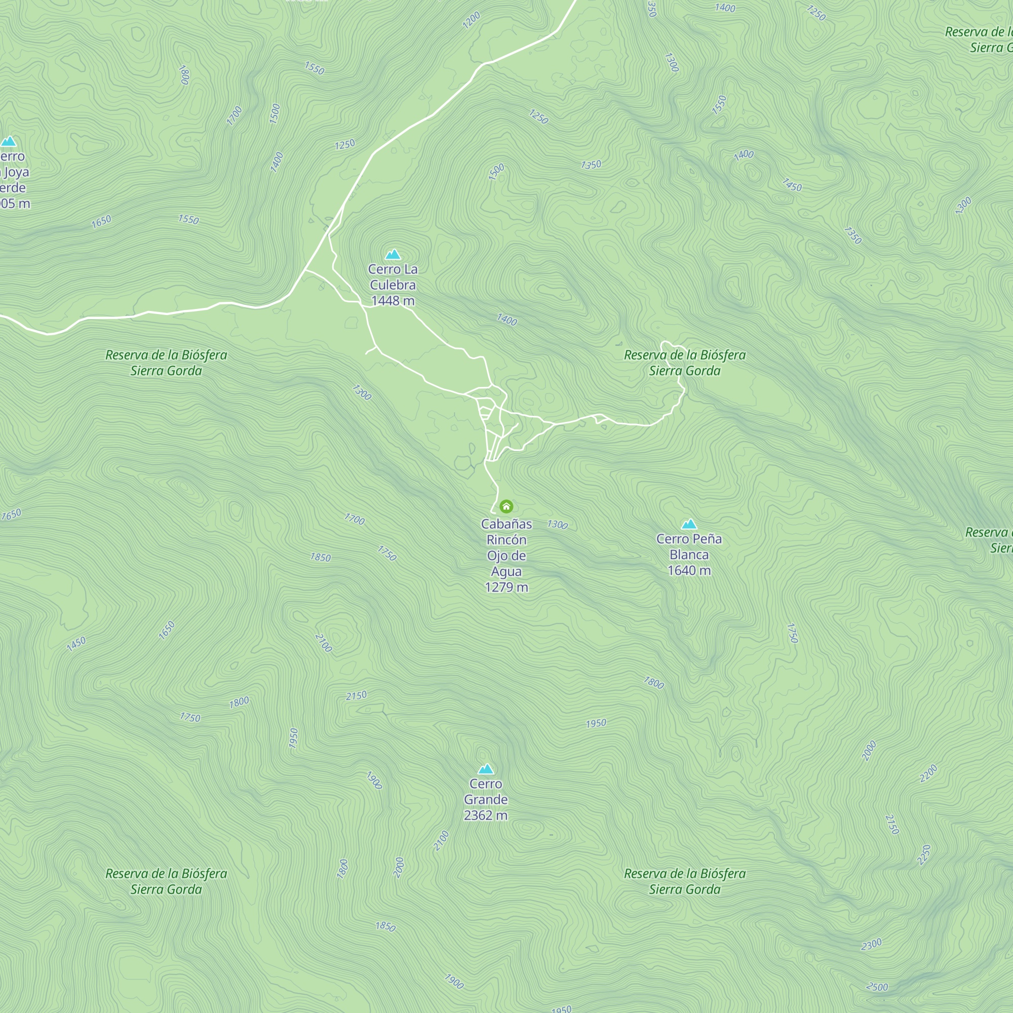 Cabañas Rincón Ojo de Agua map
