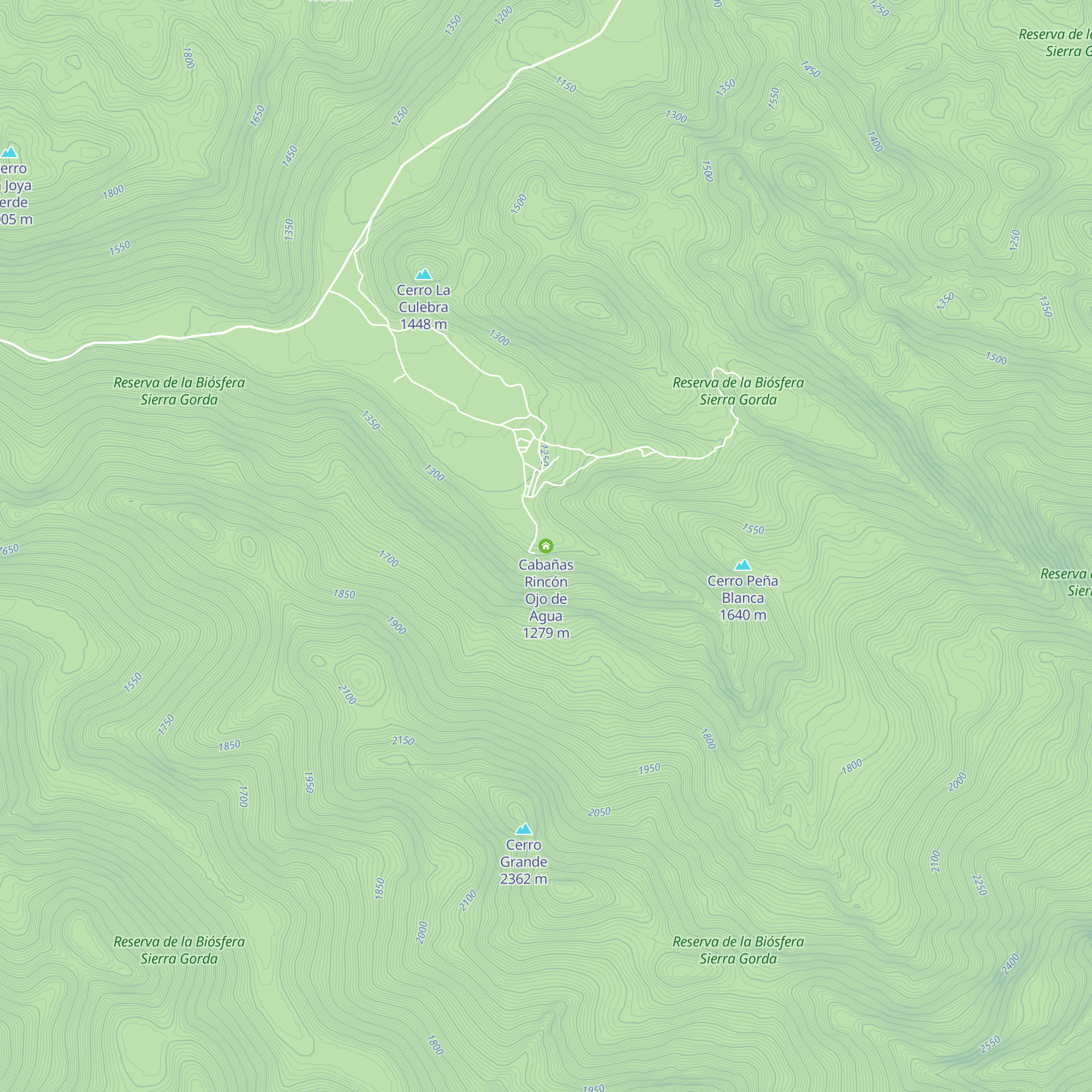 Cabañas Rincón Ojo de Agua map