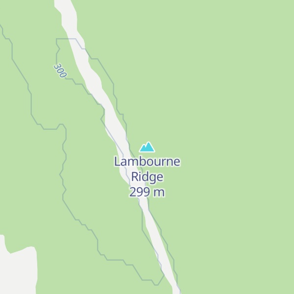 Map of Lambourne Ridge