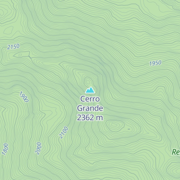 Map of Cerro Grande