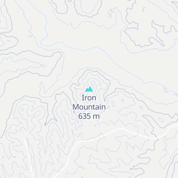 Map of Iron Mountain