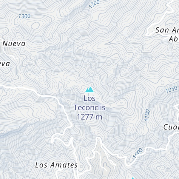 Map of Los Teconclis