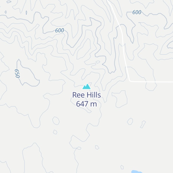 Map of Ree Hills