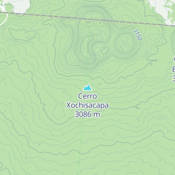 Map of Cerro Xochisacapa