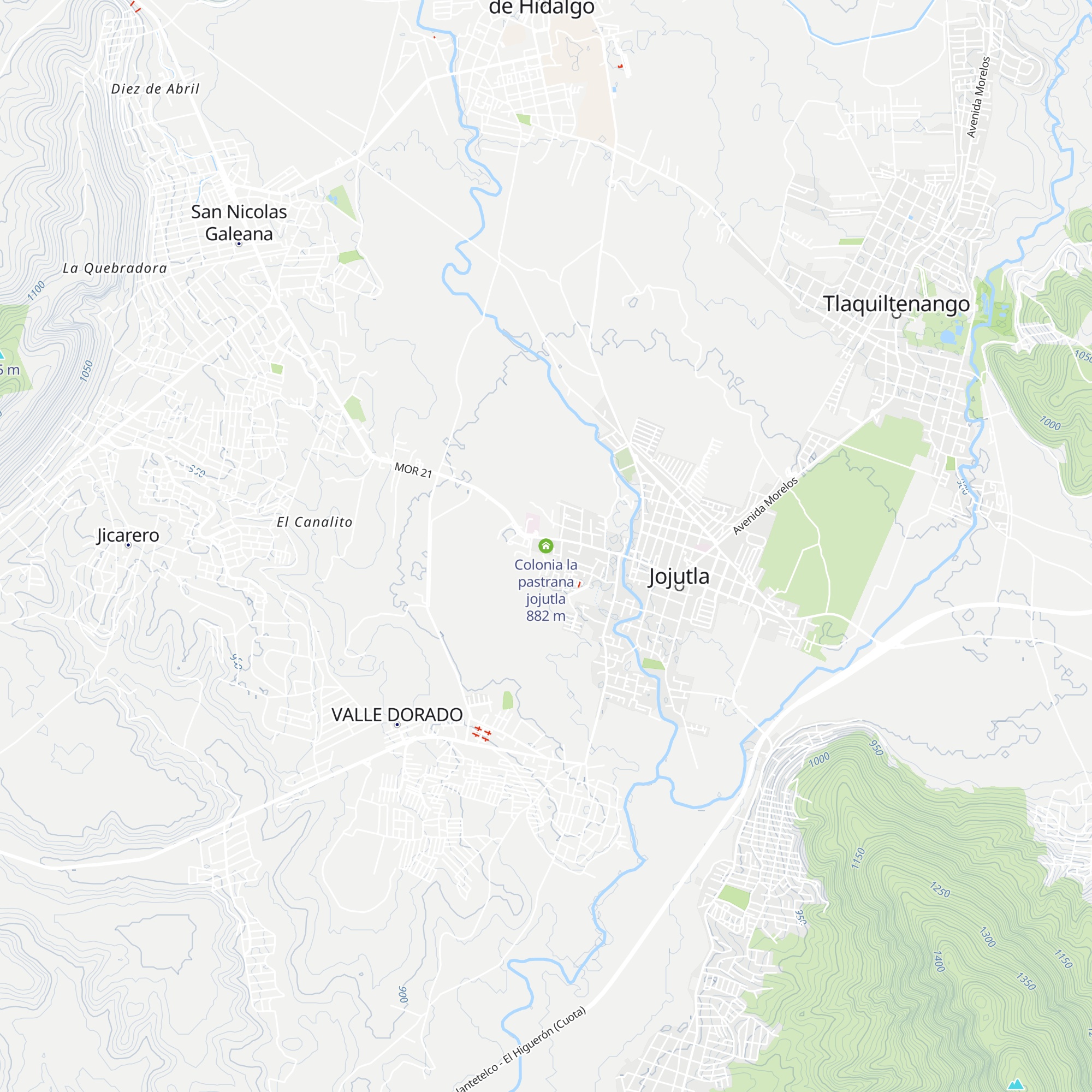 Colonia la pastrana jojutla map