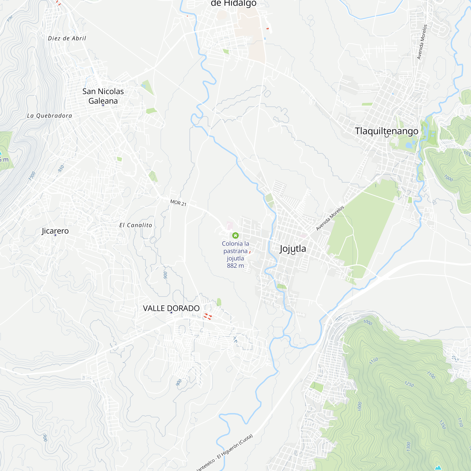 Colonia la pastrana jojutla map
